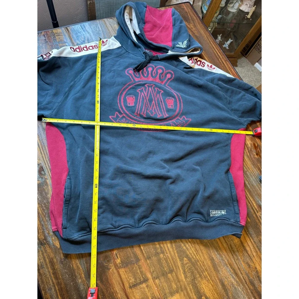Adidas Muhammad Ali The Greatest‎ Hoodie Y2K Vintage Boxing Streetwear 3XT Mens